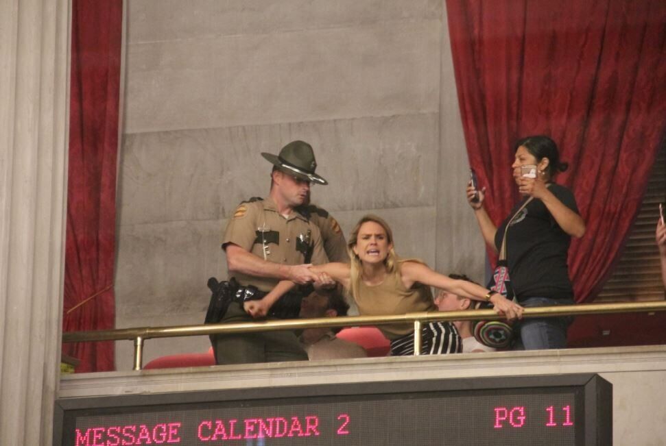 Aftyn Behn removed from the House gallery